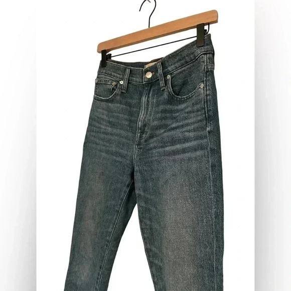 Madewell Women's High-Rise Slim Crop Medium Wash Boyjean Size 25 - Picture 4 of 7